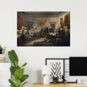 Poster Déclaration d'indépendance de John Trumbull Imprim (Bureau à domicile)