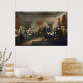Poster Déclaration d'indépendance de John Trumbull Imprim (Cuisine)