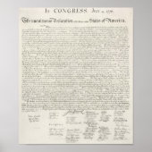 Poster Déclaration d'indépendance de l'Amérique (Devant)