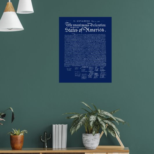 Poster Déclaration d'indépendance des États-Unis (Salon 1)