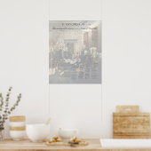 Poster Déclaration d'indépendance des États-Unis / Signat (Cuisine)