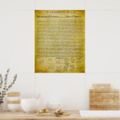 Poster Déclaration d'indépendance Imprimer (Cuisine)