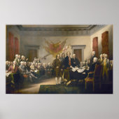 Poster Déclaration d'indépendance par John Trumbull 1819 (Devant)