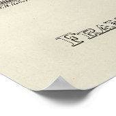 Poster Déclaration d'indépendance Portraits Signatures (Coin)