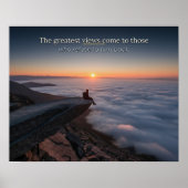 Poster Déclaration motivationnelle inspirante (Devant)
