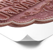 Poster Déclaration Rose ACTUELLEMENT INDISPONIBLE (Coin)