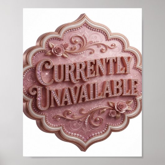 Poster Déclaration Rose ACTUELLEMENT INDISPONIBLE (Devant)