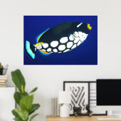 Poster Déclencheur de clowns dans le bleu (Bureau à domicile)