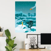 Poster Déclins Metroid Prime Phendrana (Bureau à domicile)