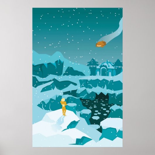 Poster Déclins Metroid Prime Phendrana (Devant)