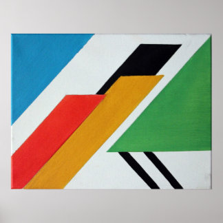 Poster Décó - Art géométrique Abstrait