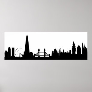 Poster deco d'horizon de Londres
