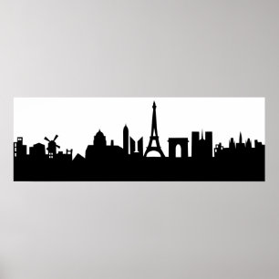 Poster deco d'horizon de Paris