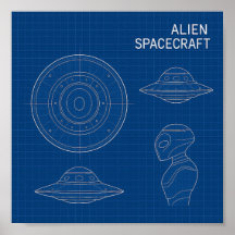 Décoder l'inconnu - Alien Spacship Blueprint Pos