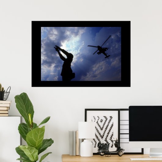 Poster Décollage Apache (Bureau à domicile)