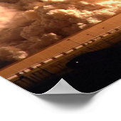 Poster Décollage de nuit de la navette spatiale Endeavour (Coin)
