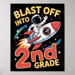 Poster Décollage en 2e année Espace Retour à l'école Seco