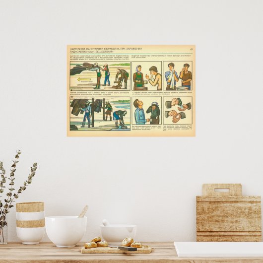 Poster décontamination (Cuisine)