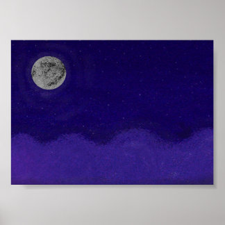 Poster Décor Art Décor Blue Moon