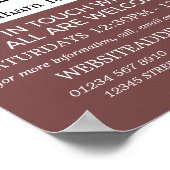 Poster Décor Art Spirituel, Classe Bible Chrétienne Adver (Coin)