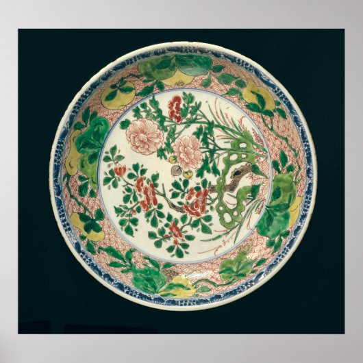 Poster Décor avec famille verte (Devant)