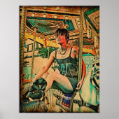 Poster Décor carrousel (Devant)