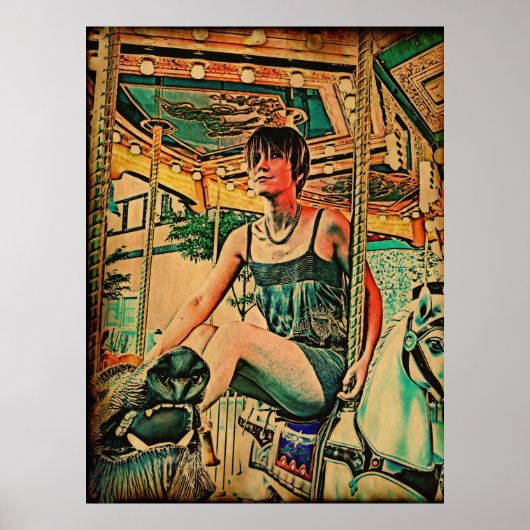 Poster Décor carrousel (Devant)