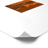 Poster Décor citrouille Orange Cuisine (Coin)