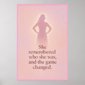 Poster Décor de bureau motivant (Devant)