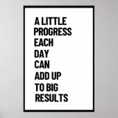 Poster Décor de bureau motivant (Devant)