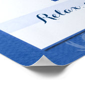 Poster Décor de fête à thème de la mer (Coin)