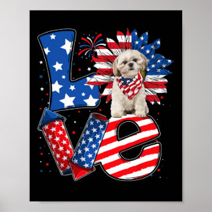 Poster Décor de Juillet Amour Patriotique Chih Tzu Chien