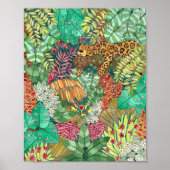 Poster Décor de la crèche de la jungle (Devant)