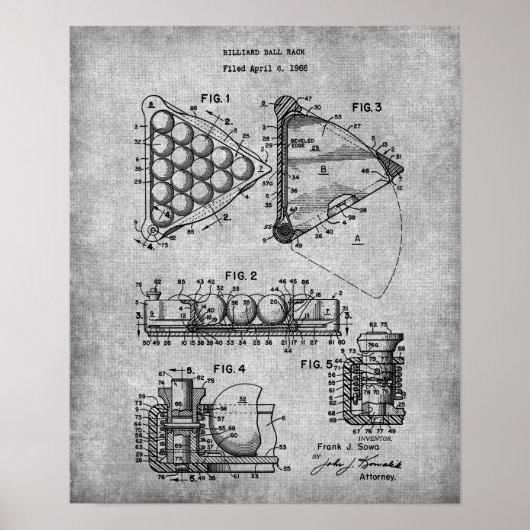 Poster Décor de la salle de piscine Imprimer 9 Billiards (Devant)