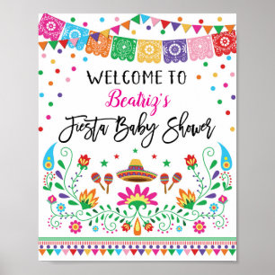 Poster Décor de l'affiche de bienvenue du Baby shower Fie