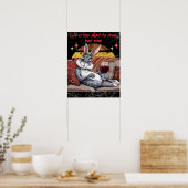 Poster Décor De Lapin De Vin Sassy (Cuisine)