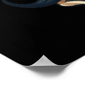 Poster Décor de mur de l'affiche de squelette (Coin)