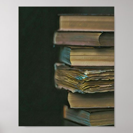 Poster Décor de mur de lecture (Devant)
