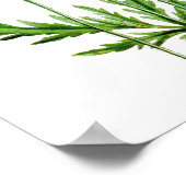 Poster Décor de mur rouge à fleurs de pavot Imprimer #4 (Coin)