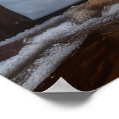 Poster Décor de Noël australien Snowy Sleigh (Coin)