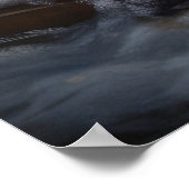 Poster Décor de Noël Biewer Terrier enneigé (Coin)