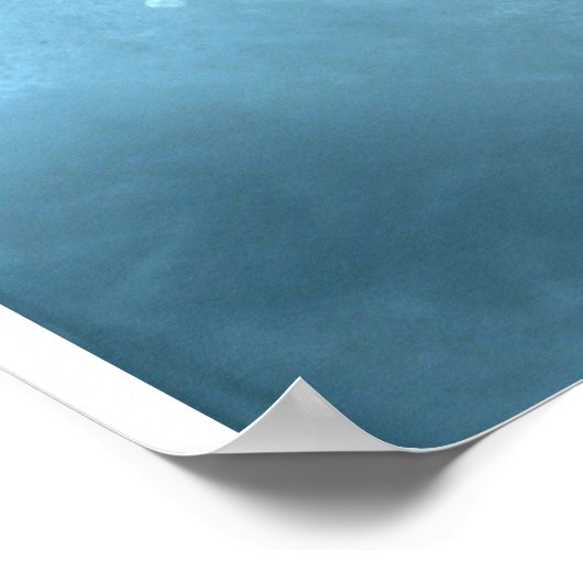 Poster Décor de Noël Cane Corso Snowy Sleigh (Coin)