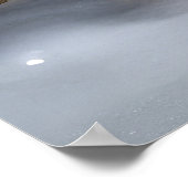 Poster Décor de Noël Malti tzu Snowy Sleigh (Coin)