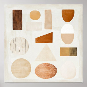 Poster Décor de nurserie élégant Bauhaus Toile d'art mura