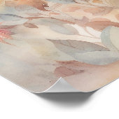 POSTER DÉCOR DE NURSERY EN BOIS ENCHANTÉ (Coin)