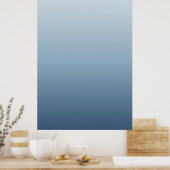 Poster Décor d'impression d'aura ombré moderne (Cuisine)