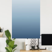 Poster Décor d'impression d'aura ombré moderne (Bureau à domicile)