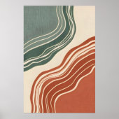 Poster Décor D'Inspiration Naturelle Moderne (Devant)