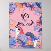 Poster Décor d'intérieur motivant ou classe inspirante (Devant)