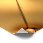 Poster Décor doré or doré arrière - plan (Coin)